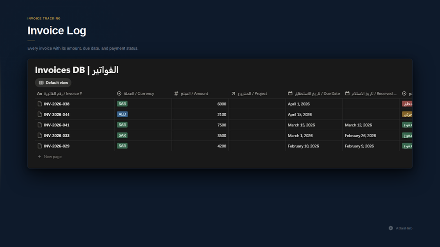 Tasks and Invoices — Freelancer OS